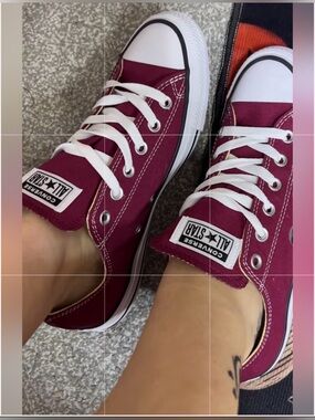 Converse White and Black Shoe Label Graphic
